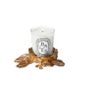 Piccolo portacandela in bronzo dorato – per candele classiche