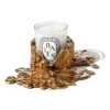 Portacandela medio in bronzo dorato – per candele classiche Portacandela medio in bronzo dorato – per candele classiche