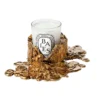 Portacandela medio in bronzo dorato – per candele classiche Portacandela medio in bronzo dorato – per candele classiche